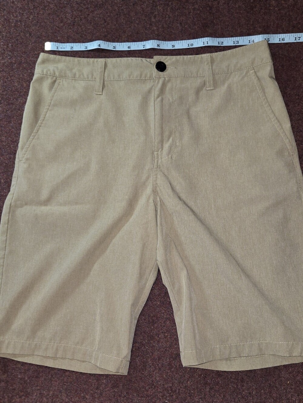 RSQ Hybrid Shorts Boys Size 18 Tan - Picture 2 of 8
